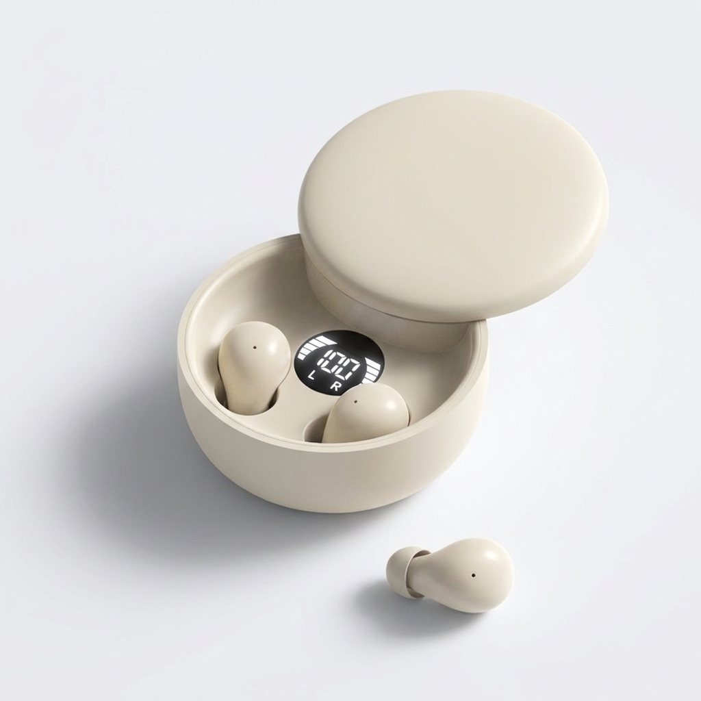 Reluno Mini earbuds and charging case