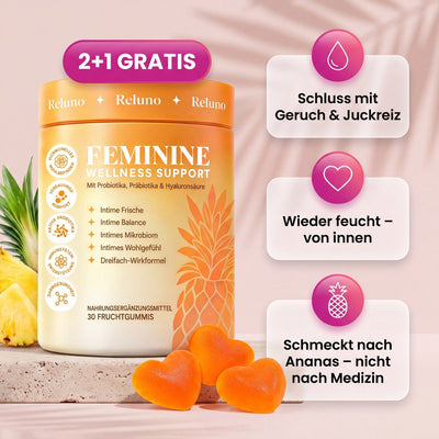 Reluno Femina Balance Intimflora Fruchtgummis – Ananas