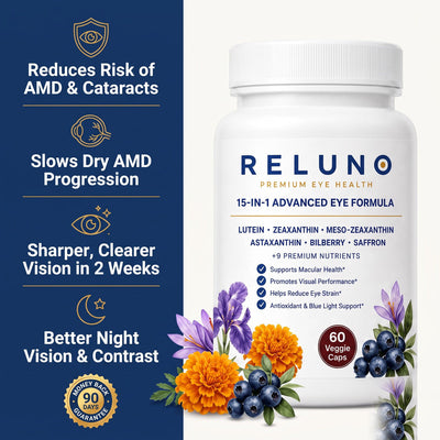 Reluno 15-in-1 Advanced Eye Formula BOGO