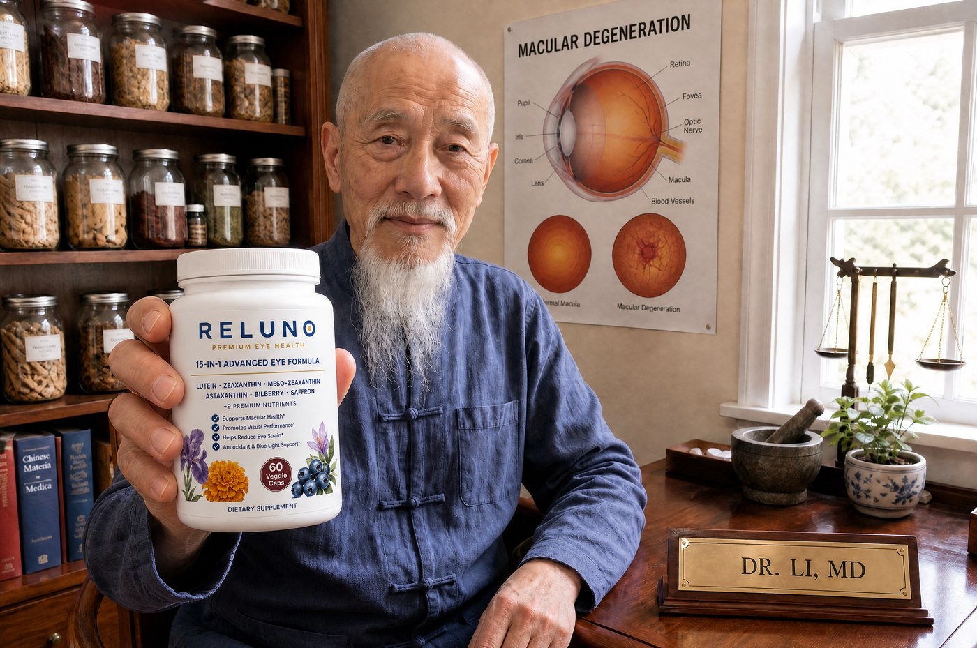 Dr. Li in his clinic