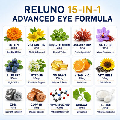 Reluno 15-in-1 Advanced Eye Formula