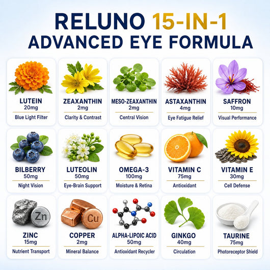 Reluno 15-in-1 Advanced Eye Formula