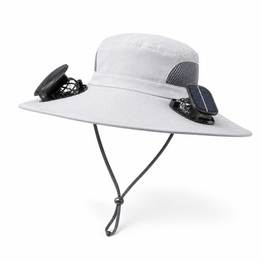 Solarpanel Powered Fan Outdoor Hat